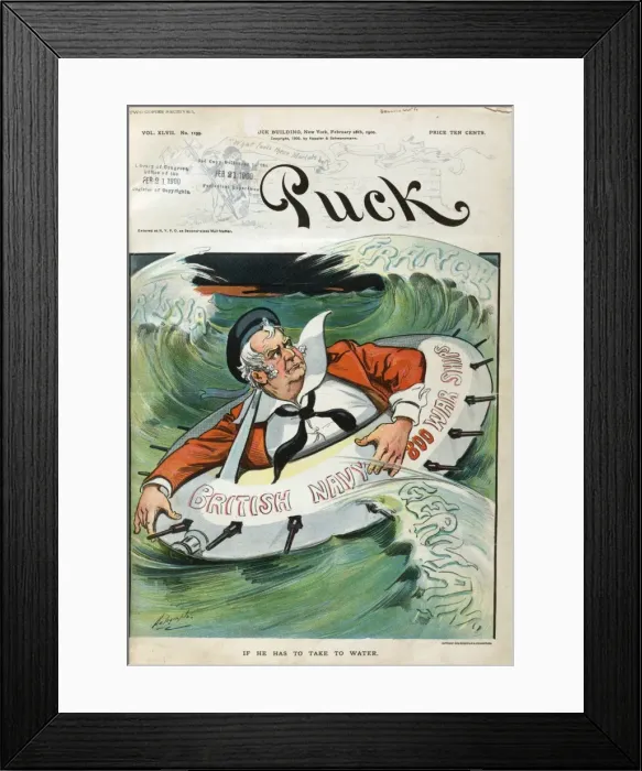 Framed Print : If he has to take to water Framed Print : If he has to take to water