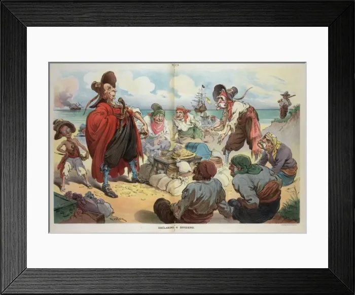 Framed Print : Declaring a dividend Framed Print : Declaring a dividend