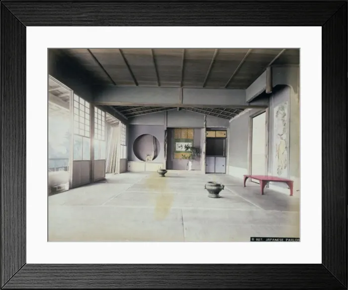 Framed Print : Japanese parlor Framed Print : Japanese parlor