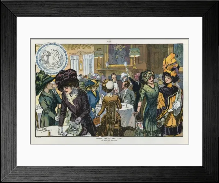 Framed Print : Ladies day at the club Framed Print : Ladies day at the club