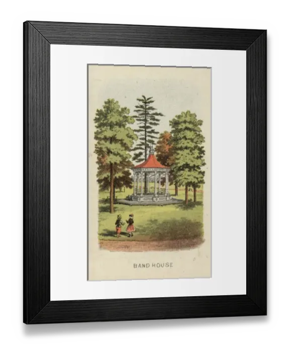 Framed Print : Band house Framed Print : Band house