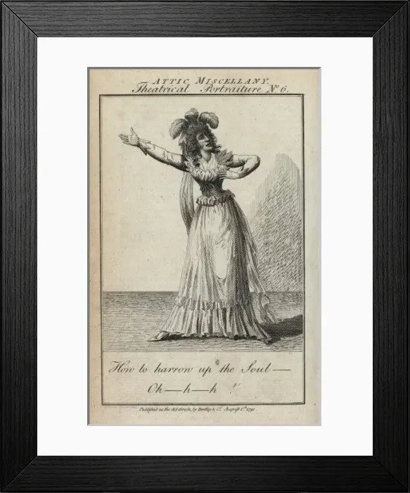 Framed Print : Theatrical portraiture no. 6 Framed Print : Theatrical portraiture no. 6