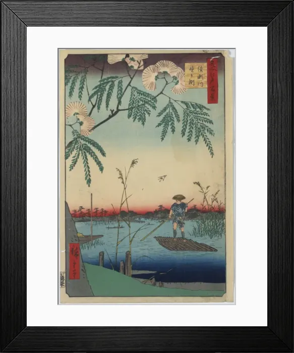 Framed Print : Ayase River and Kanegafuchi Framed Print : Ayase River and Kanegafuchi