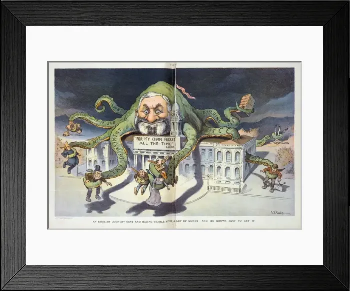 Framed Print : An English country seat and racing stable cost a lot of mone Framed Print : An English country seat and racing stable cost a lot of mone