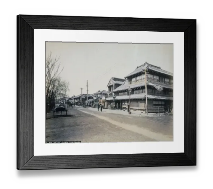 Framed Print : Native town, Yokohama Framed Print : Native town, Yokohama