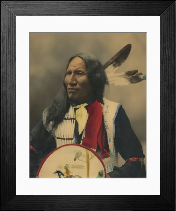 Framed Print : Strikes With Nose, Chief Framed Print : Strikes With Nose, Chief