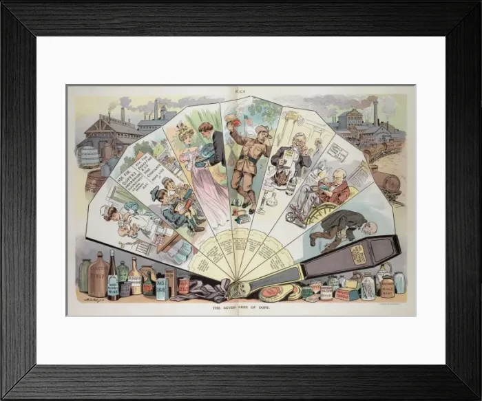Framed Print : The seven ages of dope Framed Print : The seven ages of dope