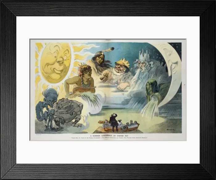Framed Print : A summer conference at Oyster Bay Framed Print : A summer conference at Oyster Bay