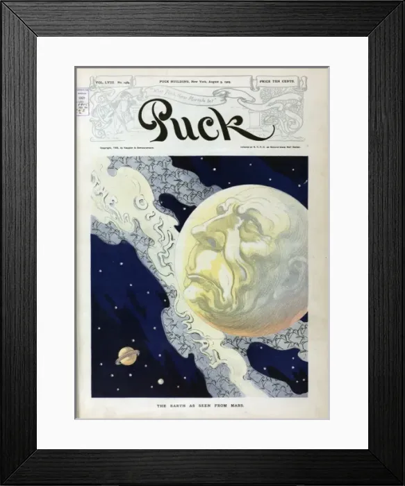 Framed Print : The Earth as seen from Mars Framed Print : The Earth as seen from Mars