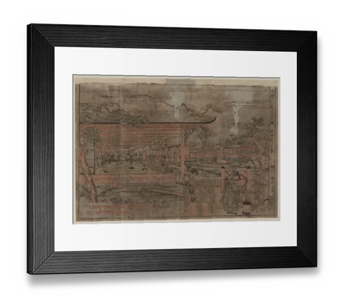 Framed Print : Perspective picture of the twelve movements of a musical per Framed Print : Perspective picture of the twelve movements of a musical per