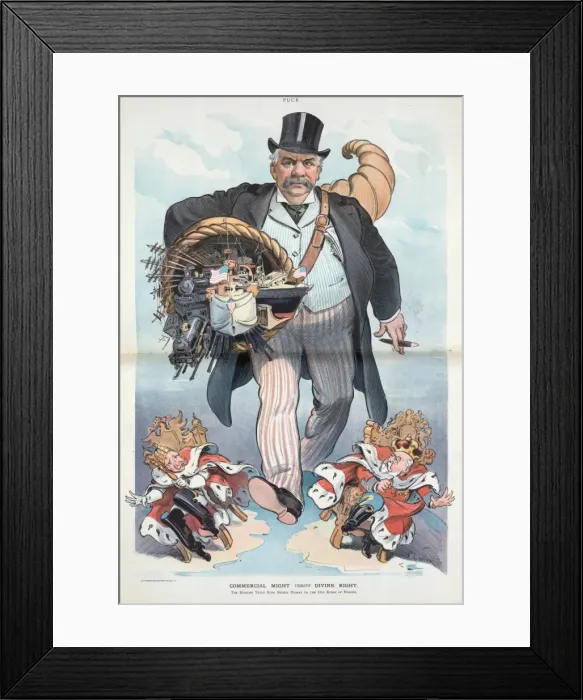 Framed Print : Commercial might versus divine right Framed Print : Commercial might versus divine right