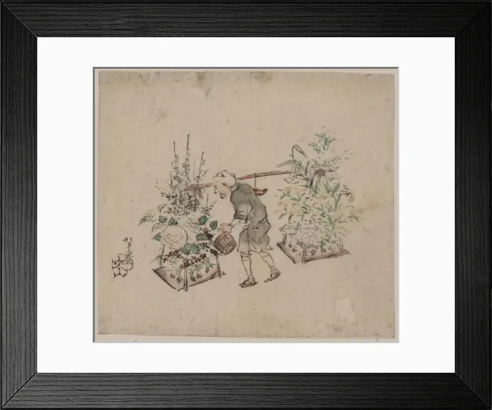 Framed Print : Flower vendor Framed Print : Flower vendor