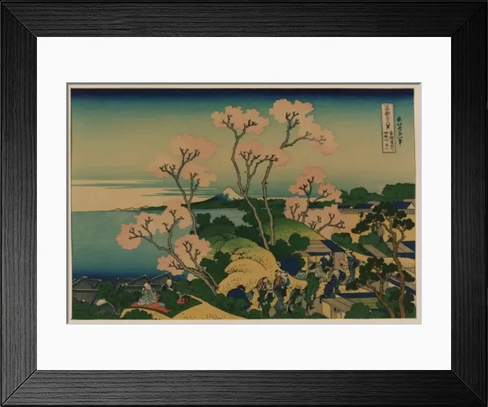 Framed Print : Goten-yama hill, Shinagawa on the Tokaido Framed Print : Goten-yama hill, Shinagawa on the Tokaido