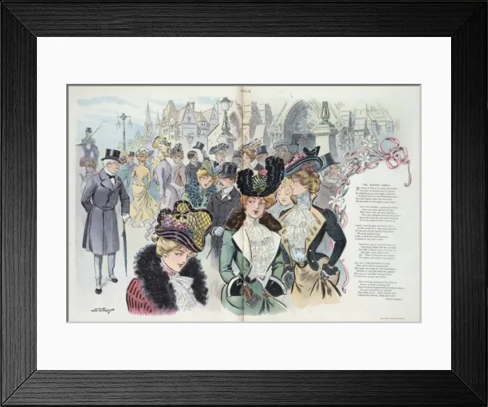 Framed Print : The Easter girls Framed Print : The Easter girls