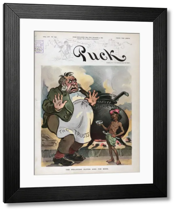 Framed Print : The Philippine Oliver asks for more Framed Print : The Philippine Oliver asks for more