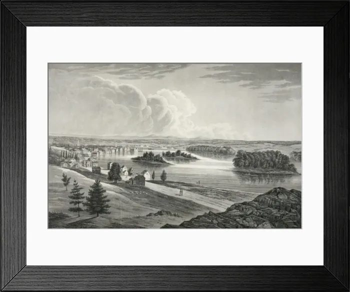 Framed Print : Troy from Mount Ida no. 11 of the Hudson River port folio Framed Print : Troy from Mount Ida no. 11 of the Hudson River port folio