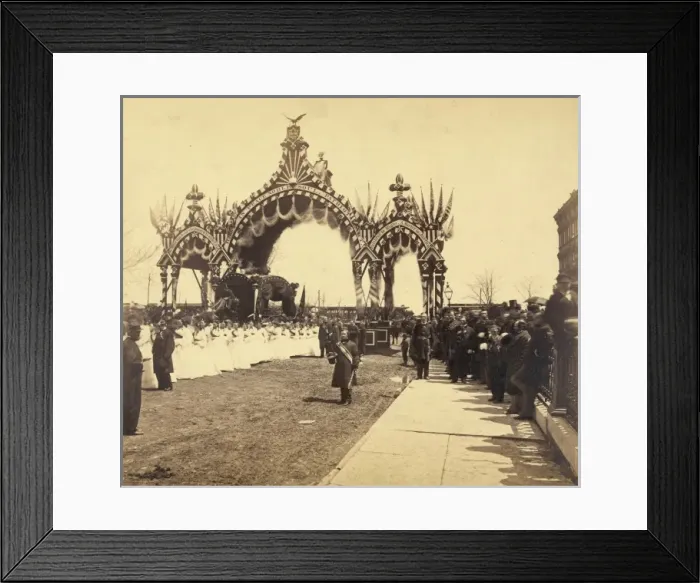 Framed Print : Arch at Twelfth St. Chicago, President Abraham Lincolns he Framed Print : Arch at Twelfth St. Chicago, President Abraham Lincolns he