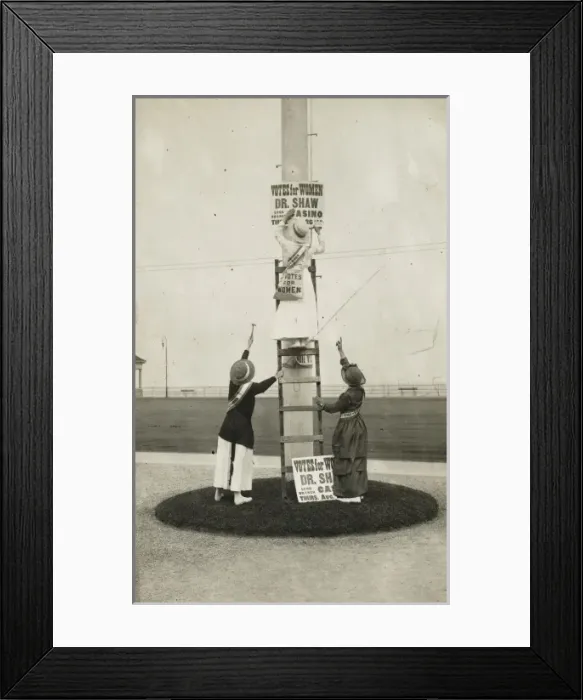 Framed Print : Suffrage campaign days in New Jersey Framed Print : Suffrage campaign days in New Jersey