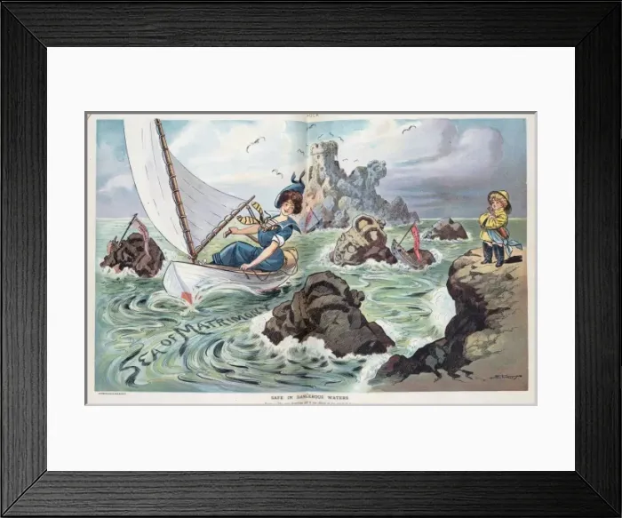 Framed Print : Safe in dangerous waters Framed Print : Safe in dangerous waters