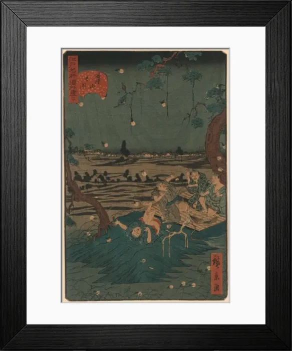 Framed Print : Catching fireflies at Mount Dokan Framed Print : Catching fireflies at Mount Dokan