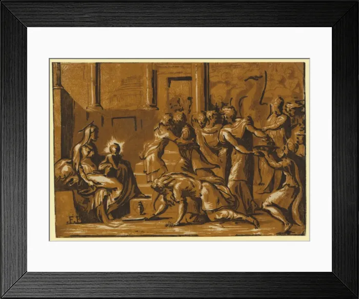 Framed Print : The adoration of the Magi Framed Print : The adoration of the Magi