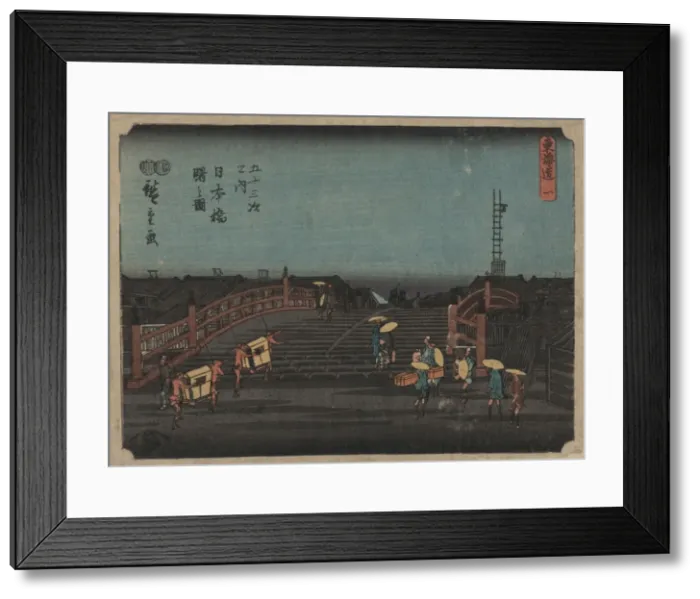 Framed Print : Dawn at Nihonbashi Framed Print : Dawn at Nihonbashi