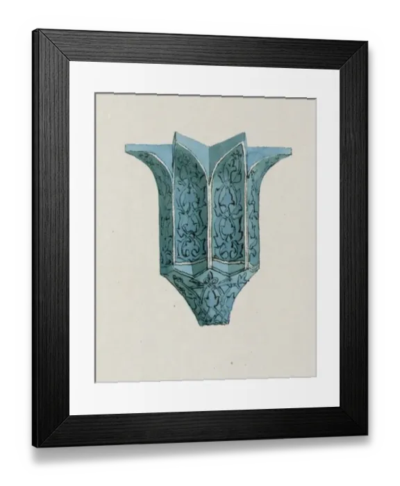 Framed Print : Antiquities of Samarkand. Tomb of the Saint Kassim ibn Abass