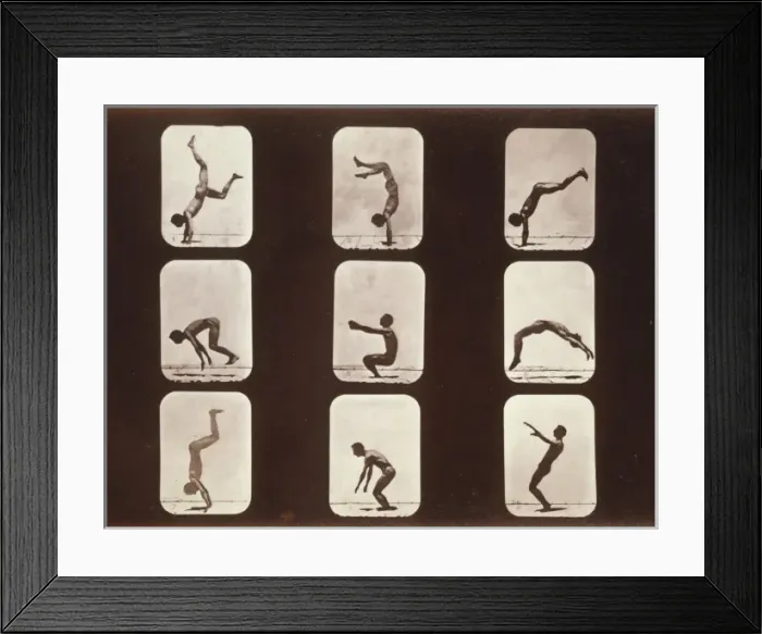 Framed Print : Athletes. Flip flap Framed Print : Athletes. Flip flap