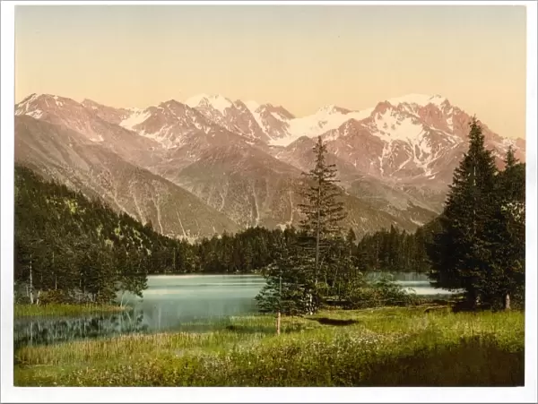 Lake Champex, II. Valais, Alps of, Switzerland