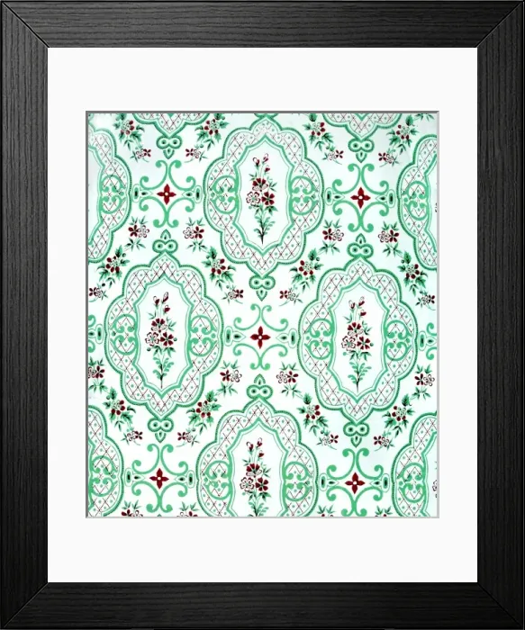 Framed Print : 19th century Wallpaper Framed Print : 19th century Wallpaper