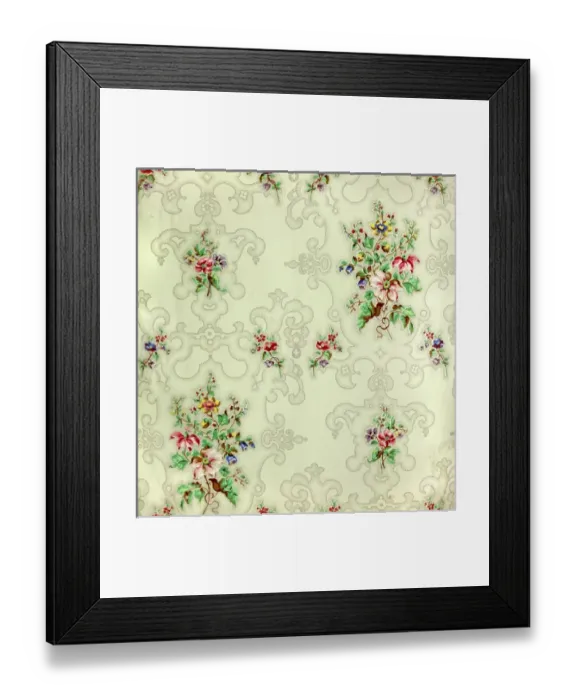 Framed Print : 19th century Wallpaper Framed Print : 19th century Wallpaper
