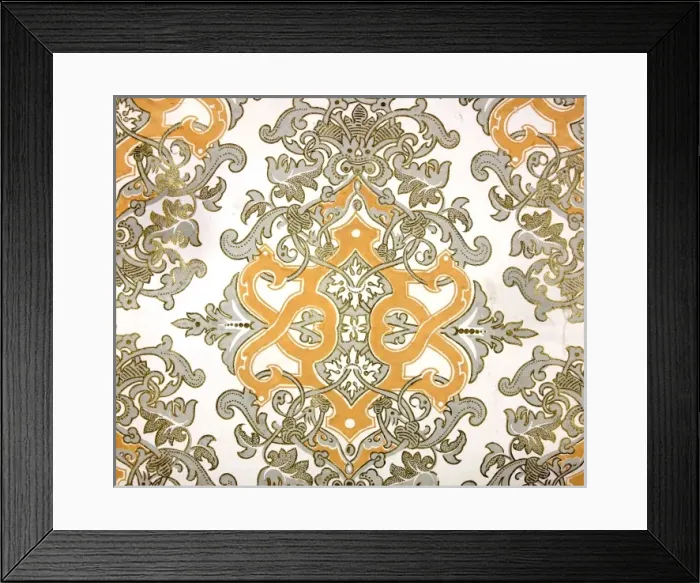 Framed Print : 19th century Wallpaper Framed Print : 19th century Wallpaper