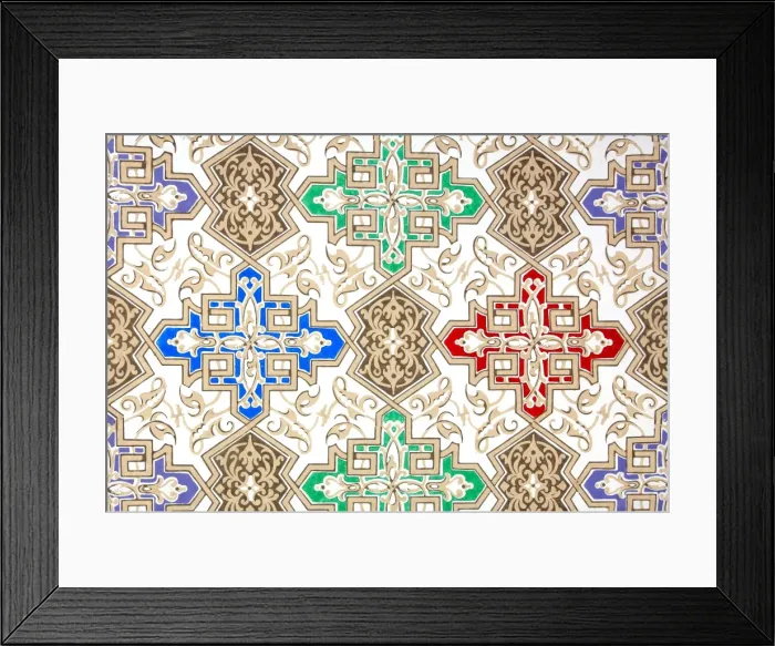 Framed Print : 19th century Wallpaper Framed Print : 19th century Wallpaper