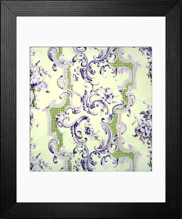 Framed Print : 19th century Wallpaper Framed Print : 19th century Wallpaper