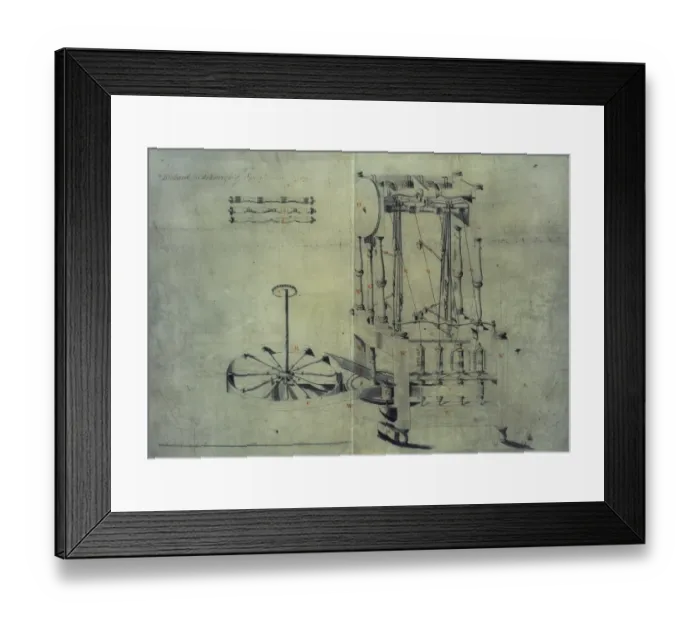 Framed Print : Arkwrights spinning machine Framed Print : Arkwrights spinning machine