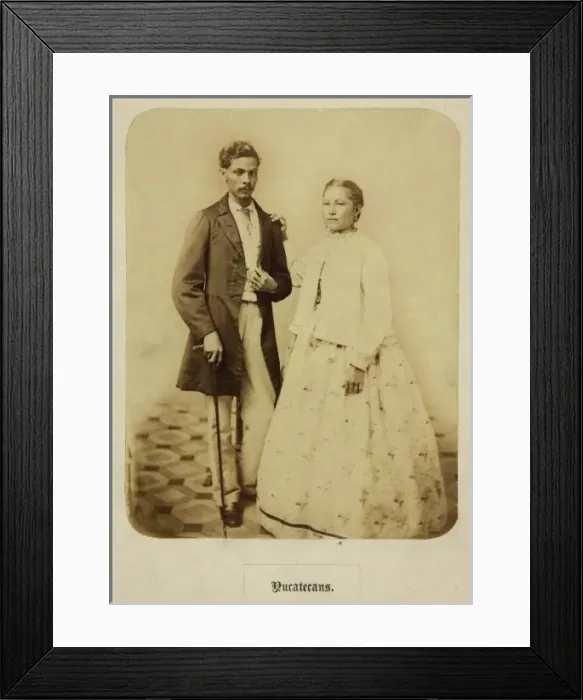 Framed Print : Yucatecan couple Framed Print : Yucatecan couple