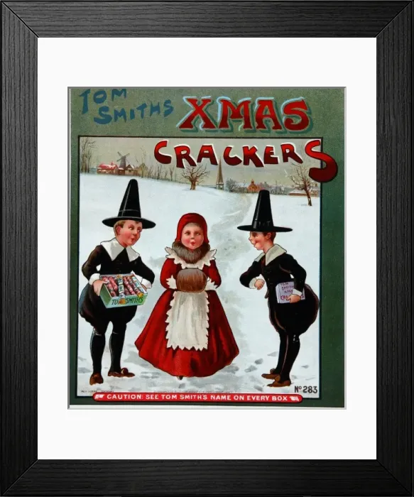 Framed Print : Christmas Crackers 1907 Framed Print : Christmas Crackers 1907