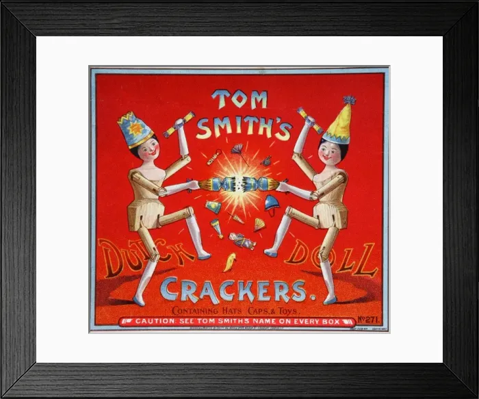 Framed Print : Christmas Crackers 1907 Framed Print : Christmas Crackers 1907