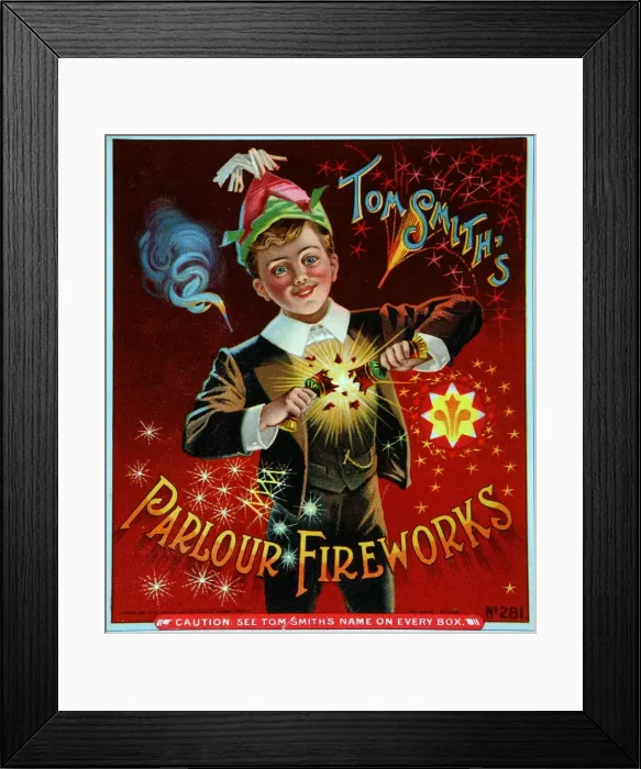 Framed Print : Christmas Crackers 1907 Framed Print : Christmas Crackers 1907