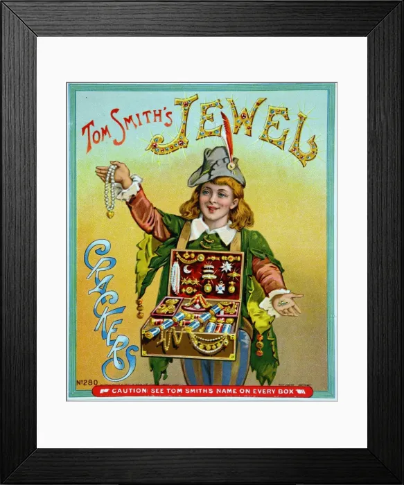 Framed Print : Christmas Crackers 1907 Framed Print : Christmas Crackers 1907