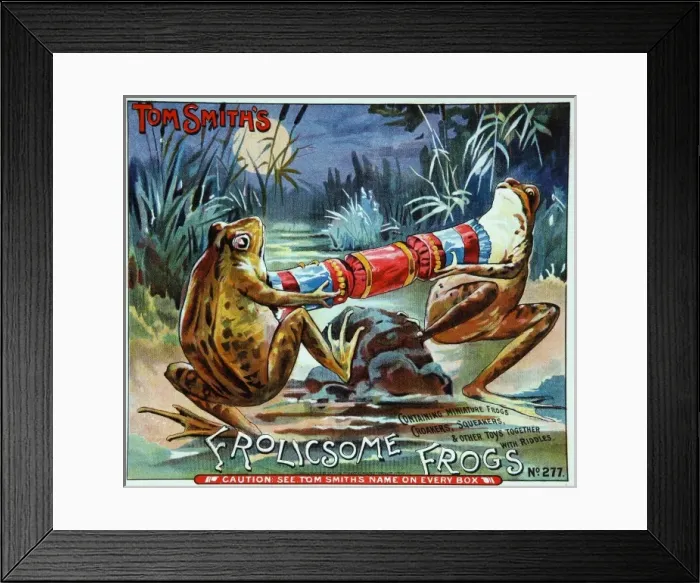 Framed Print : Christmas Crackers 1907 Framed Print : Christmas Crackers 1907