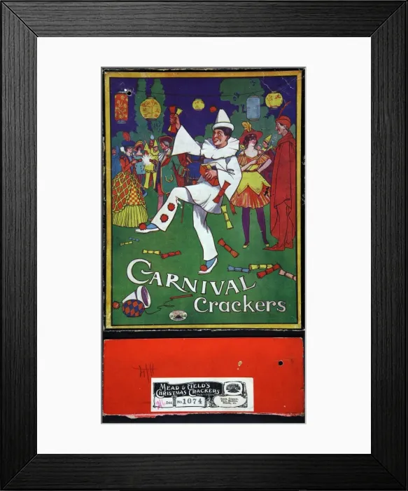 Framed Print : Cracker label Framed Print : Cracker label