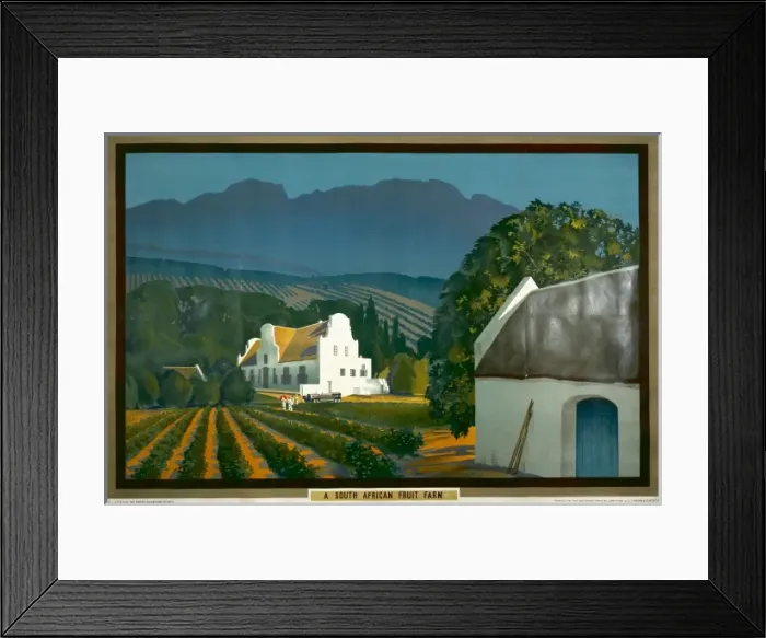 Framed Print : South African fruit farm Framed Print : South African fruit farm