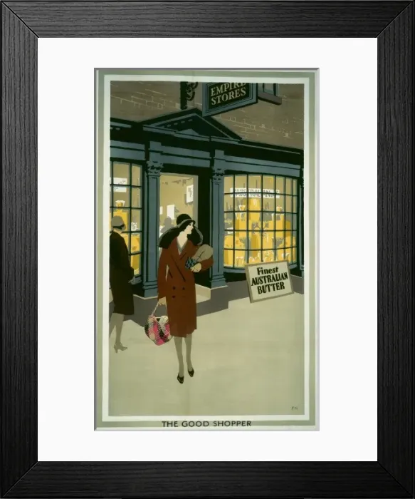 Framed Print : The Good Shopper poster Framed Print : The Good Shopper poster
