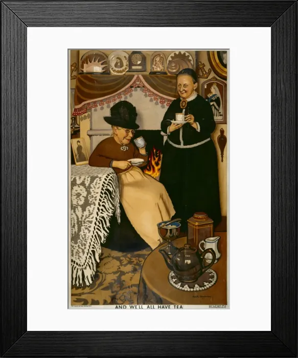 Framed Print : Tea poster Framed Print : Tea poster