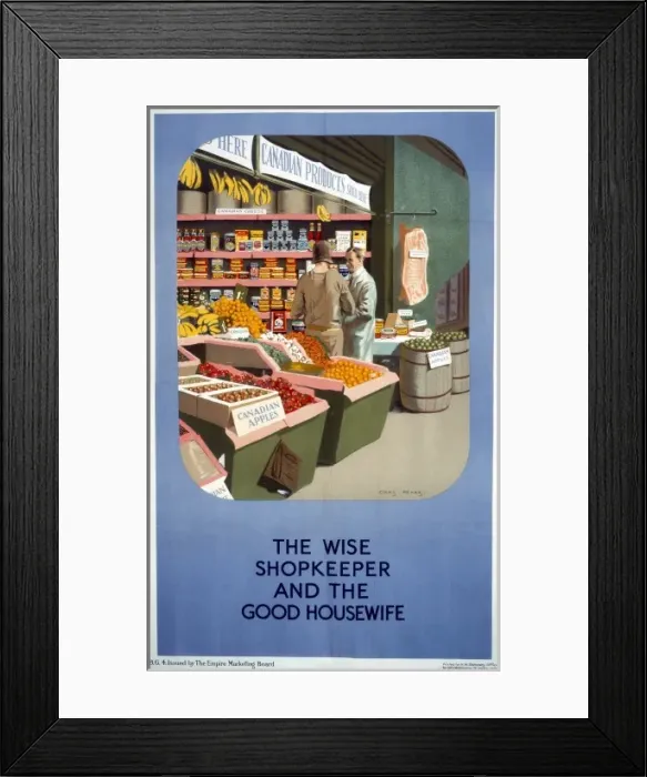 Framed Print : Wise Shopkeeper Poster Framed Print : Wise Shopkeeper Poster