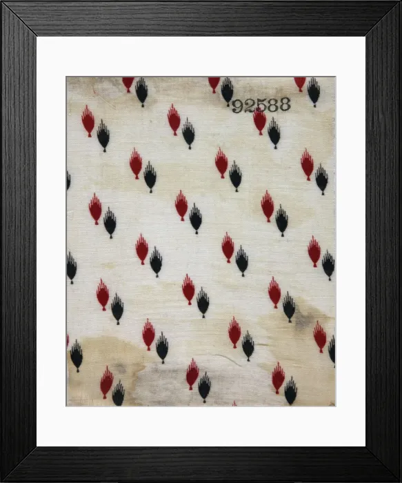 Framed Print : 19th century Textiles Framed Print : 19th century Textiles