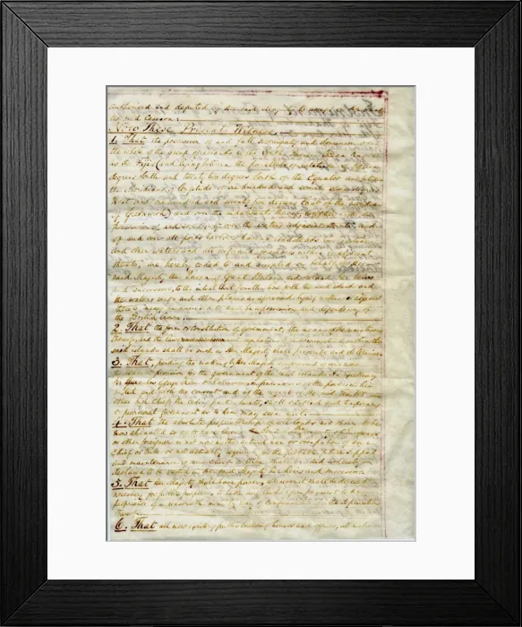 Framed Print : Cession of Fiji to Great Britain Framed Print : Cession of Fiji to Great Britain