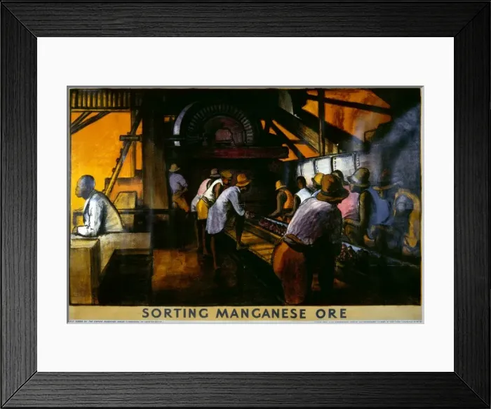Framed Print : Manganese Ore Framed Print : Manganese Ore