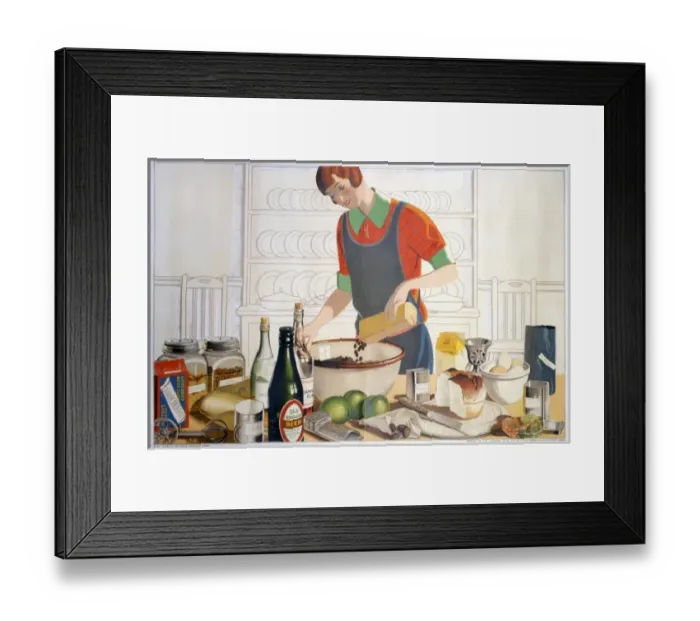 Framed Print : Making a Christmas Pudding Framed Print : Making a Christmas Pudding